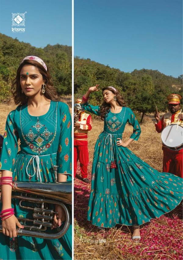 Kiana Occasion Stylish Long Cotton  Anarakli Kurti Collection